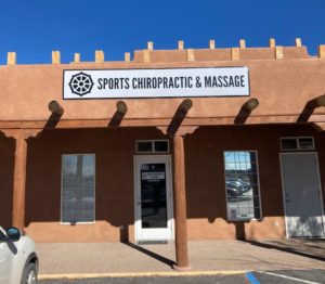 Sports Chiropractic & Massage | NM signage